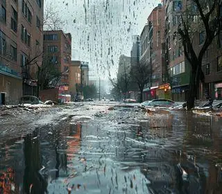 chuva causa estragos e alagamentos