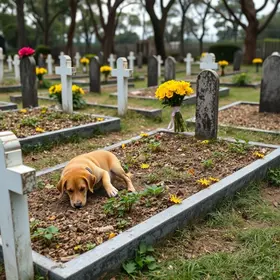 enterro de pets em jazigos da família