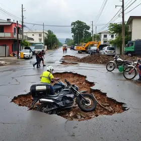 Bauru reconstrução chuva