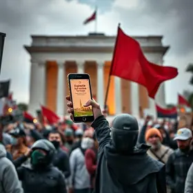 protesto motoristas entregadores Bauru