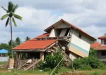 casa desaba em Bauru