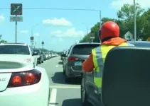 motorista que estacionou em vaga após acidente