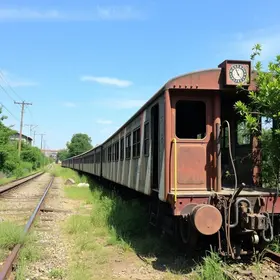 remoção de vagões abandonados
