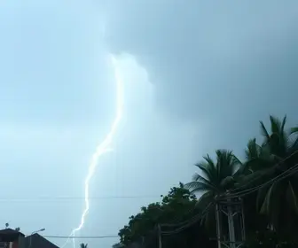 alerta de tempestade em Bauru